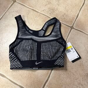 Nike black sports bra